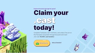 How To Join the CAST Platform || How to Earn FarPoints || How To Buy (.CAST) Domain! || Full Process