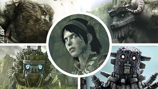 Shadow of The Colossus PS5 - All Bosses & Ending [4K 60FPS]