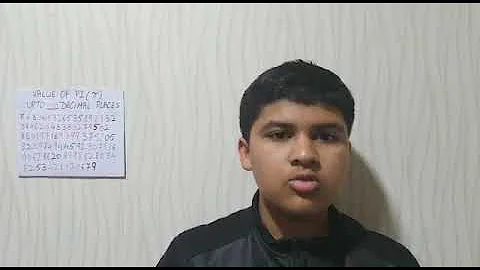 Memorised PI value upto 100 decimal places