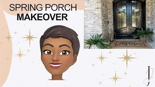 Ultimate Front Porch Spring Makeover 2024: Transform Your Outdoor Space! #porchmakeover