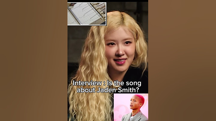ROSÉ TAKES A LIE DETECTOR TEST AND HER EX IS NOT JADEN SMITH #rosé #fyp #toxictilltheend