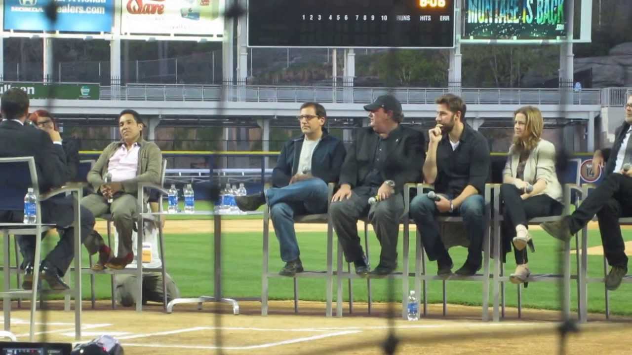 Michael Scott (Steve Carell) speaking at The Office Wrap Party!!