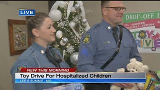State troopers in KS, MO collect toys for children spending Christmas in the hospital