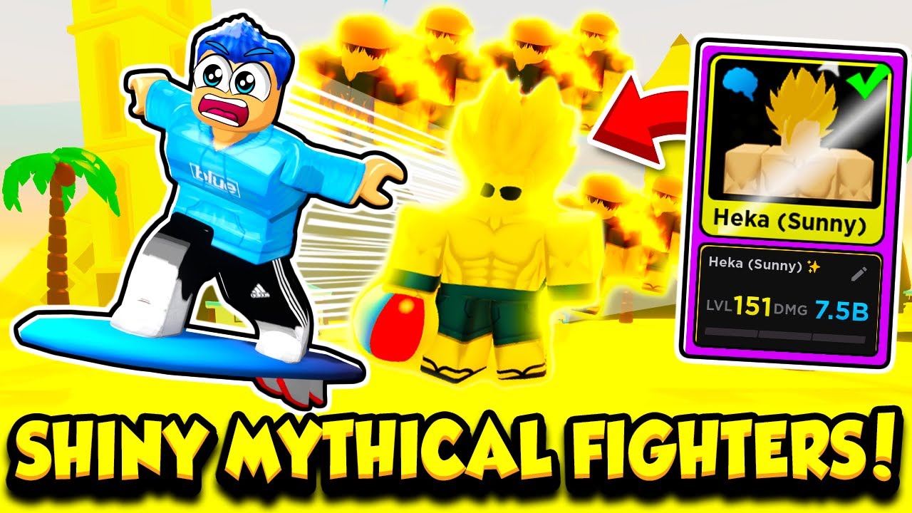 I got a Shiny Mythical and ANOTHER 3 Mythical Hero in Anime Fighters  Simulator 
