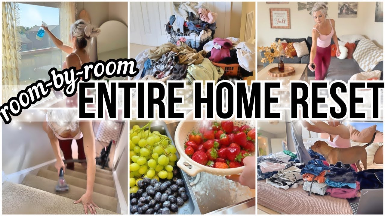 *NEW* ROOM BY ROOM ENTIRE HOME RESET // GET YOUR HOME IN ORDER WITHOUT THE OVERWHELM