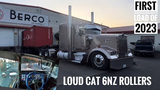 First Load of 2023 | First Breakdown | Loud CAT 6NZ Stage 1 Turbo Rollers