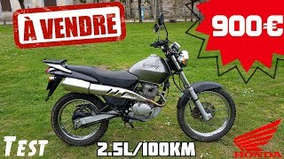 Test Scrambler vintage, économique et fiable Honda CLR 125 CityFly