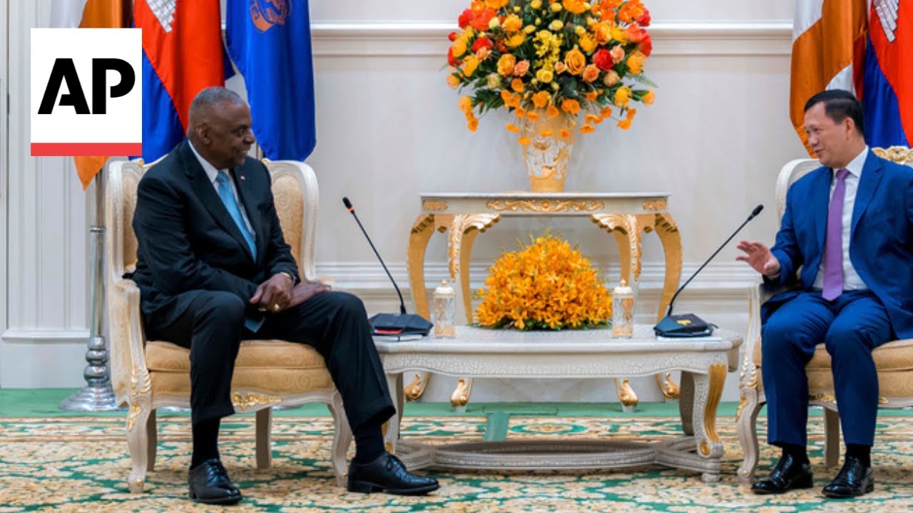 US Defense Secretary meets with Cambodian leader to push defense ties ...