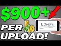 Earn $900+ For 10 Mins WORK Per Upload 🔥ANYBODY CAN DO THIS!🔥 (Make Money Online)