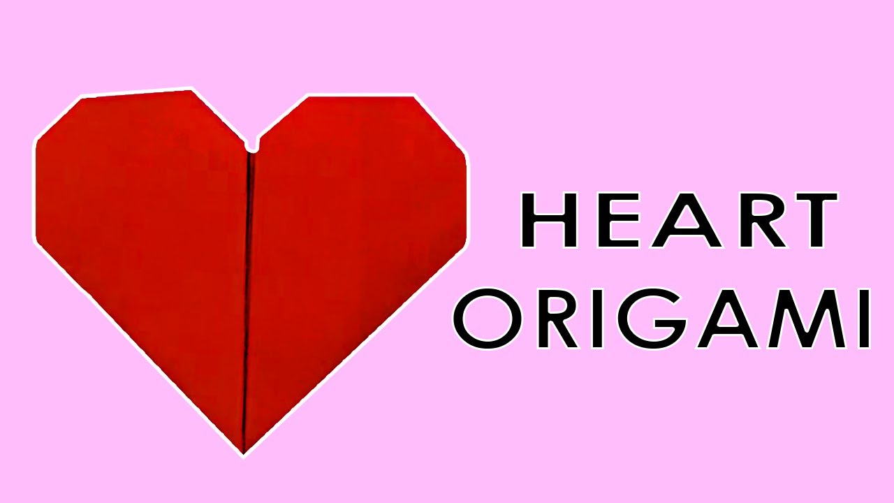 How to Make a Paper Heart Easy Origami Heart Folding Instructions