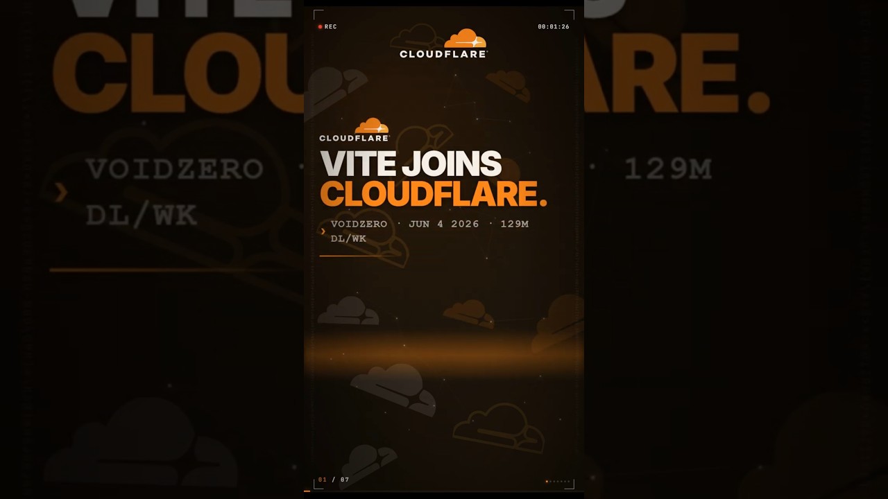 Bro, Cloudflare actually bought Void Zero? #programming #vite