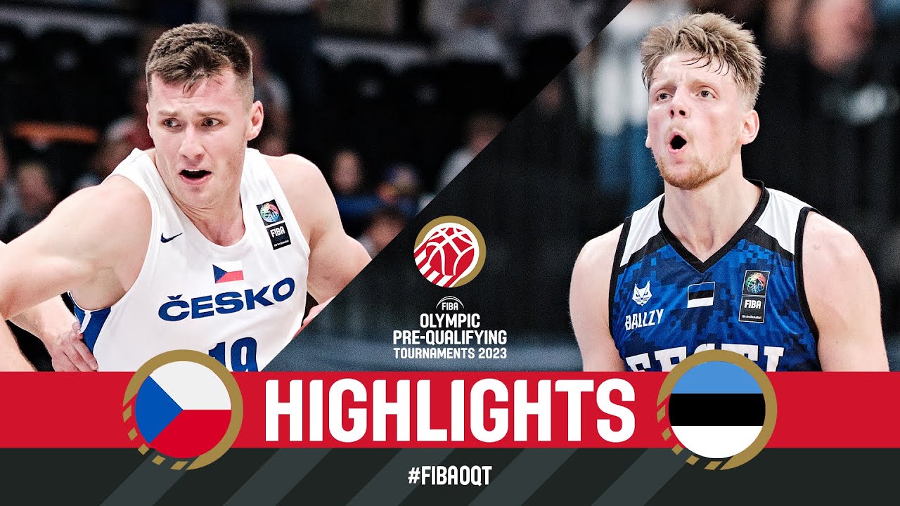 CZE 🇨🇿 v EST 🇪🇪 | Basketball Game Highlights | FIBA Olympic Pre-Qualifying Tournament 2023 POL-EST