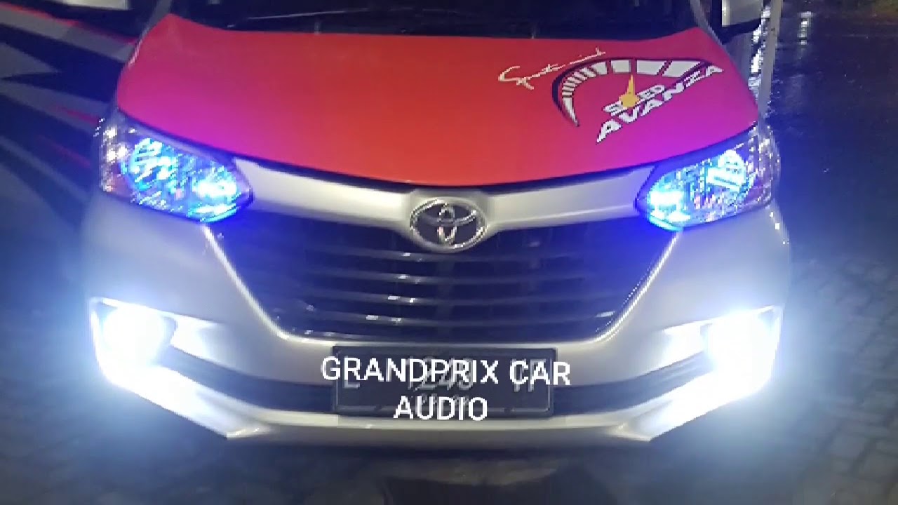 Modifikasi Lampu Foglamp Led Ring Biru Avanza Youtube