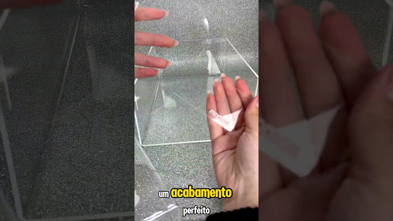 Capa do vídeo Conheça nossas formas de bolo feitas com acrílico transparente!❤️ - Forma maior!