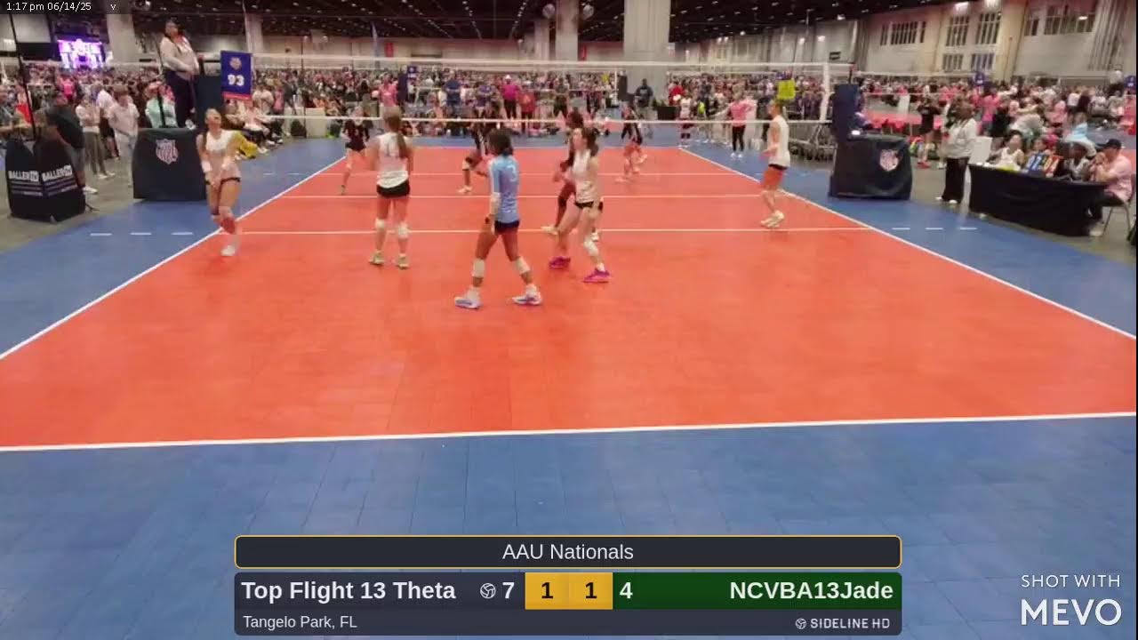 NCVBA13Jade vs. Top Flight 13 Theta (2025.06.14)