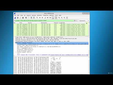 18 Scenario Analyzing long Sniffed File From WireShark