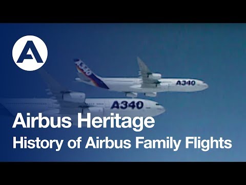 A history of Airbus family flights