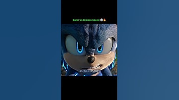 Sonic Vs Shadow Speed 💀😱 | sonic the hedgehog | #sonic #edit #shorts
