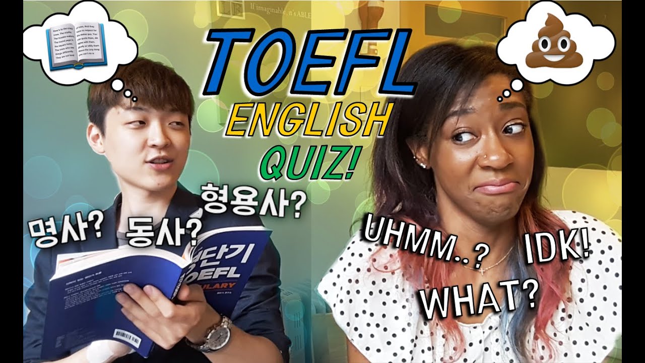 미국인도 TOEFL 단어 알까??  After Learning KOREAN, Do I Remember ENGLISH???
