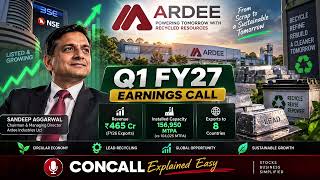 Information Ardee Industries Q1 FY27: Revenue ₹338.8 Cr (35% YoY) | EBITDA ₹33.8 Cr & PAT ₹19.9 Cr Analysis News