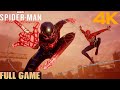 Spiderman  miles morales  longplay walkthrough ps5 4k 60fps full game  ultimate difficulty