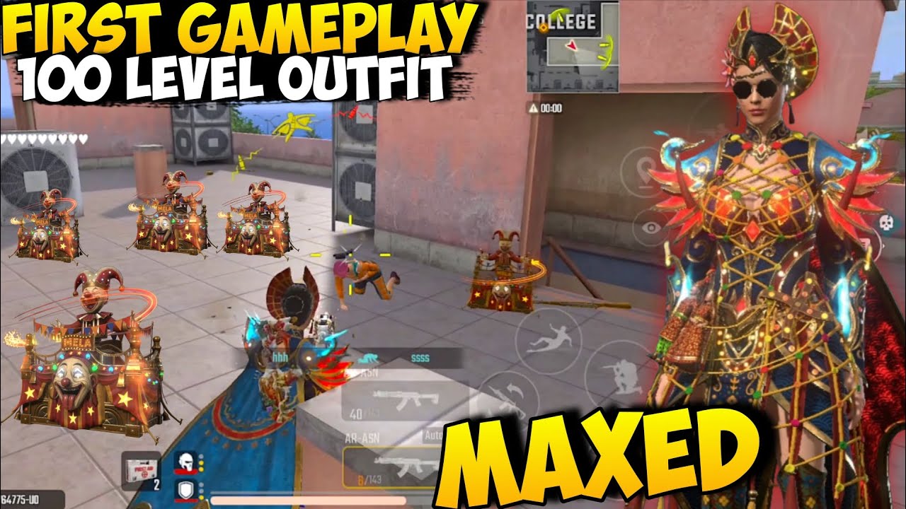 ScarFall 2.0 Season 4 Scarpass 100 Level Outfit First Gameplay | Season 4 Scarpass Full Maxed Out 😱