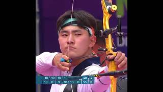 Korean men shoot a perfect 6️⃣0️⃣🔥 | #shorts | #ArcheryWorldCup