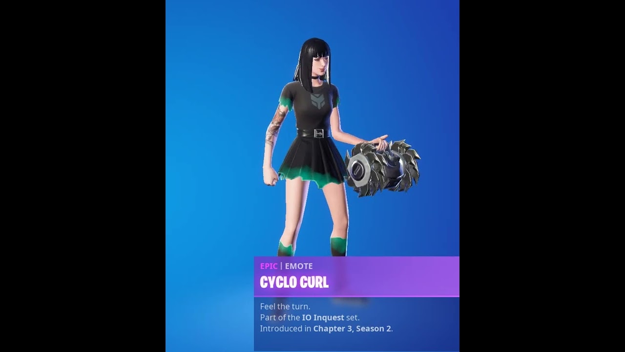 Fortnite Cyclo Curl emote