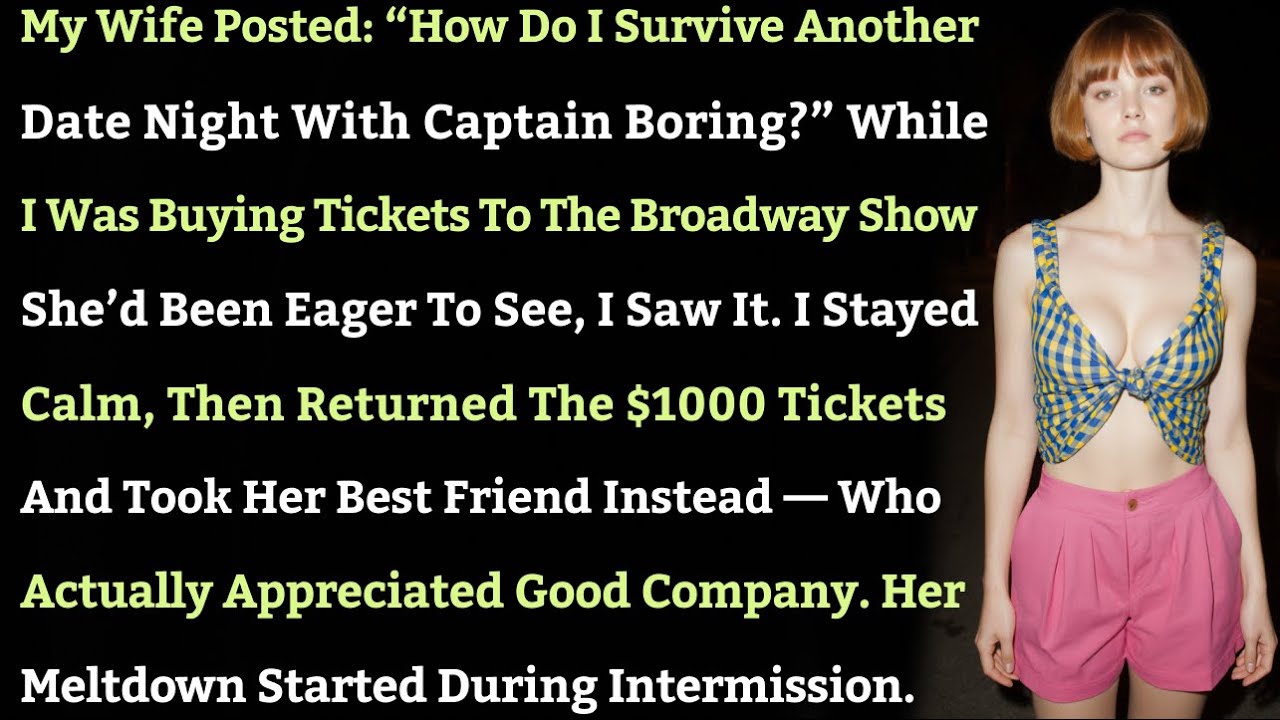 Моя жена написала: «Как мне пережить еще одно свидание с Капитаном Скукой?» Пока я покупал...