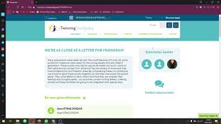 E-Twinning Öğrenci Profil Düzenleme Ve Avatar Ekleme