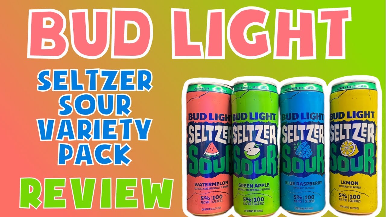 Bud Light Seltzer Sour Variety Pack Review YouTube