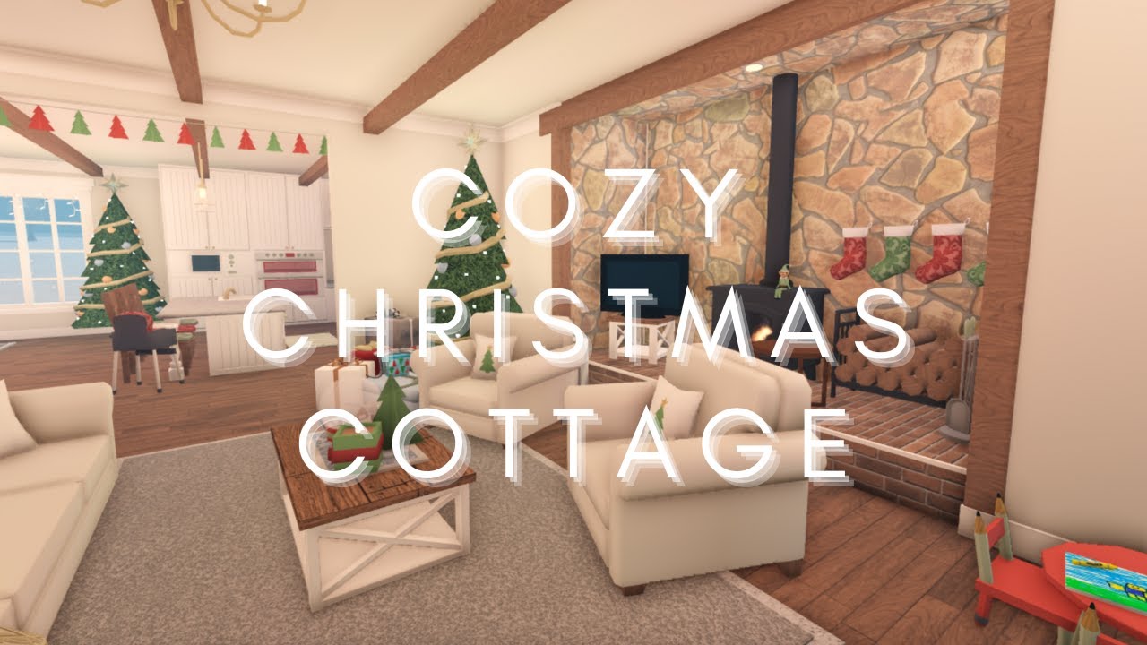 Cozy Christmas Cottage | Bloxburg | House Tour - YouTube
