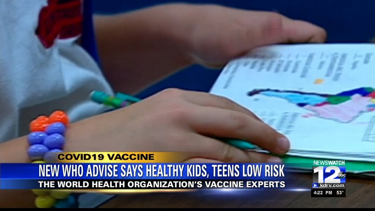 New WHO advice: Healthy teens, kids are low risk for COVID-19