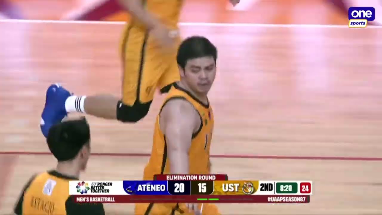 Leland Estacio, Echo Laure FIGHTS BACK for UST vs. Ateneo in 2Q | UAAP Season 87 Men's Basketball