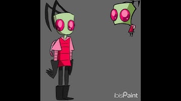 silly alien :3 #j3st3rd00dl3s  #speedpainting #invaderzim #zim #digitalart