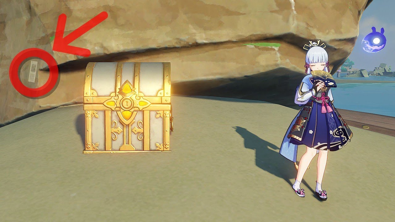 All Lost Text Locations and Luxurious Chest (Genshin Impact, Inazuma)