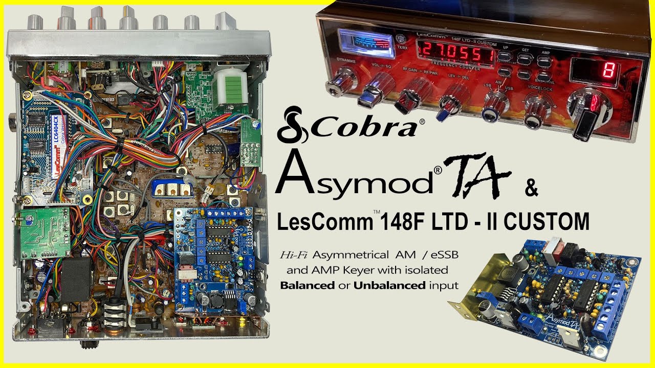 Marco's Asymod & LesComm Cobra 148F LTD II Custom Build - YouTube