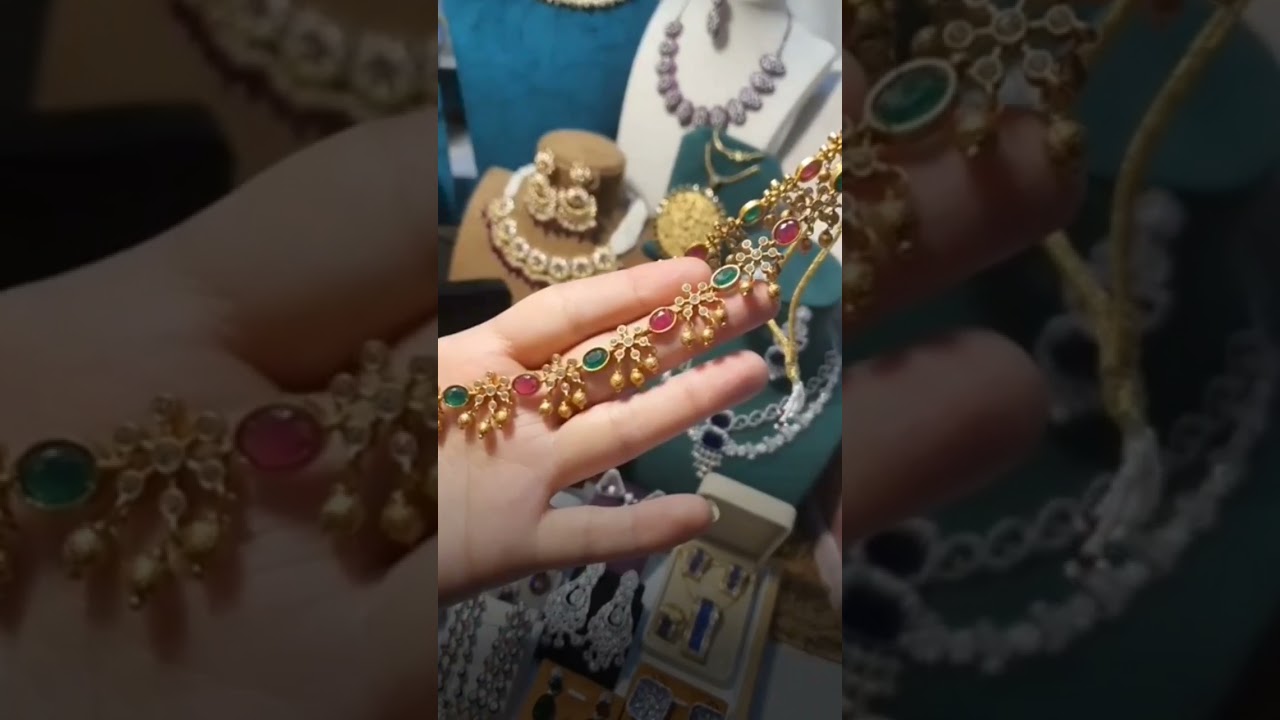 South Indian Chain with Earrings | 