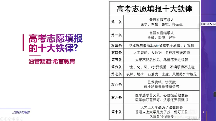 高考志愿填报十大铁律解读 - 天天要闻