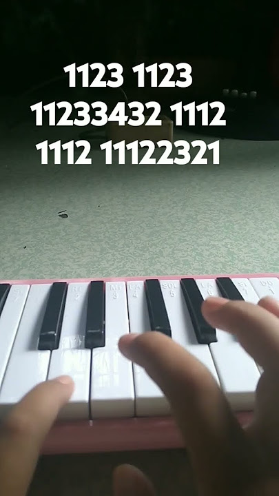 belajar lagu iwak peyek pake pianika☺