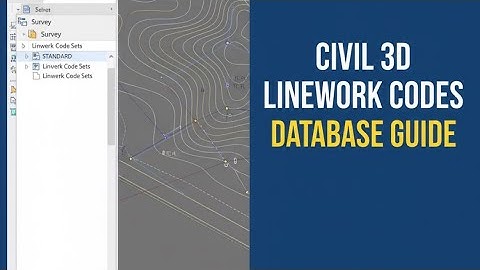How to Use Linework Code Set in Civil 3D | Complete Guide for Database Work