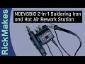 NOEVSBIG 2-in-1 Soldering Iron and Hot Air Rework Station