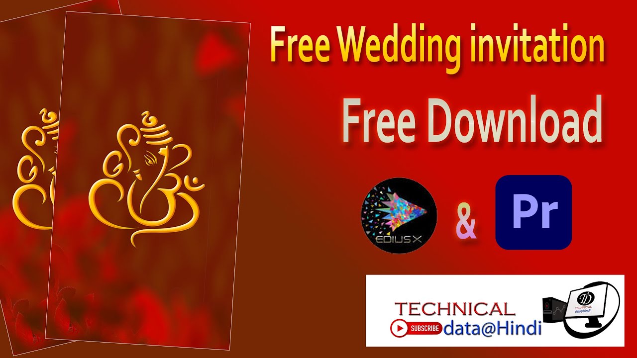 wedding invitation project 2024 free download English invitation project 2024 YouTube