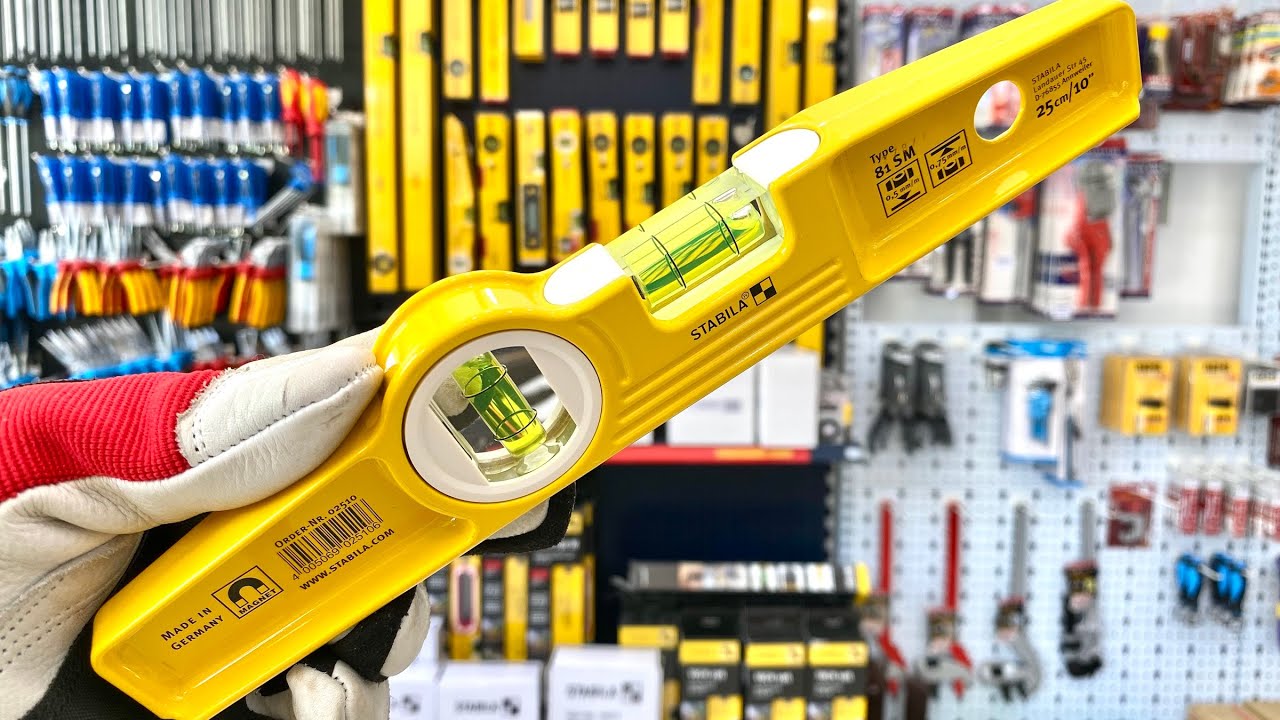 Thước thủy nhôm đúc nguyên khối, từ tính 2 bọt thủy. 81SM Torpedo Stabila 02510