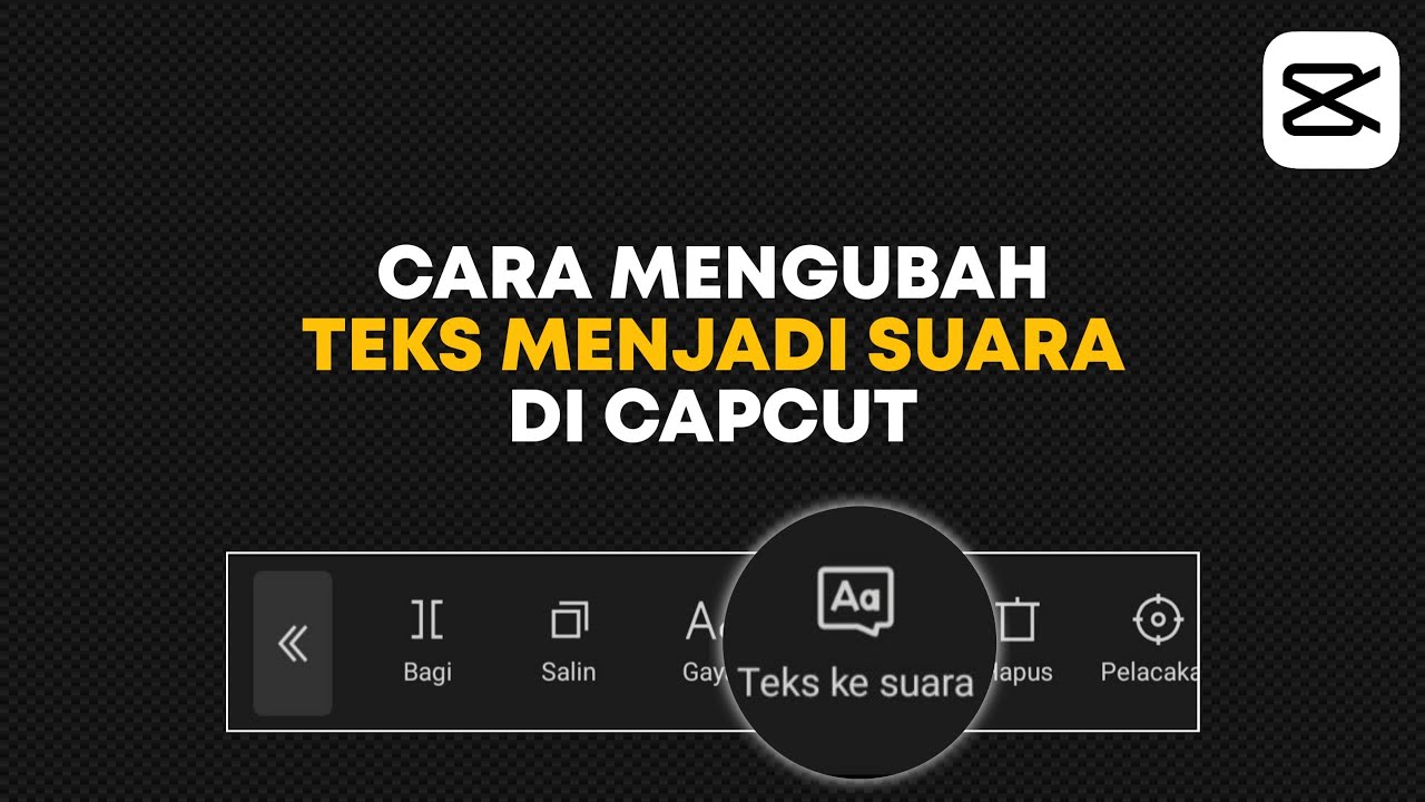 Cara Membuat Suara Google di Capcut Capcut Edit Tutorial YouTube