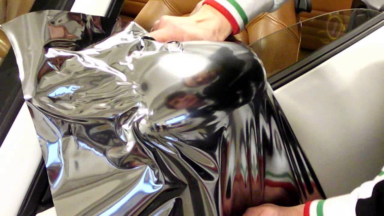 Chrome vinyl mirror effect / Pellicola cromata effetto specchio