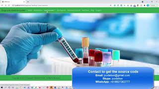 Diagnostic Medical Center Project in Spring boot with Source code and Project report