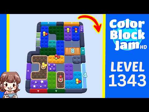 Color Block Jam Level 1343 walkthrough video preview