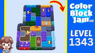 Color Block Jam Level 1343 Solution Walkthrough
