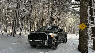 2024 TOYOTA TUNDRA SR5 TRD OFF-ROAD FIRST TIME IN THE SNOW. HOW DID IT DO?